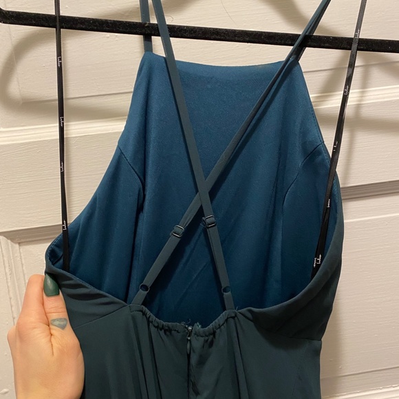 XS Lulu's "Mythical Kind of Love" dark green dress - Picture 3 of 6